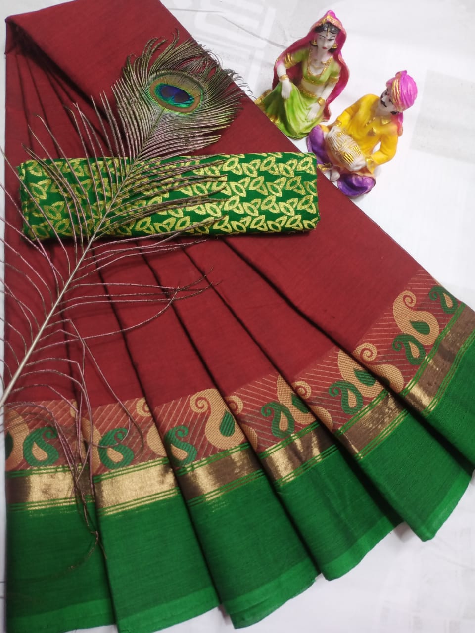 Chettinad Cotton Sarees | Exclusive Fancy Border Work Chettinadu Cotton  Sarees - YouTube